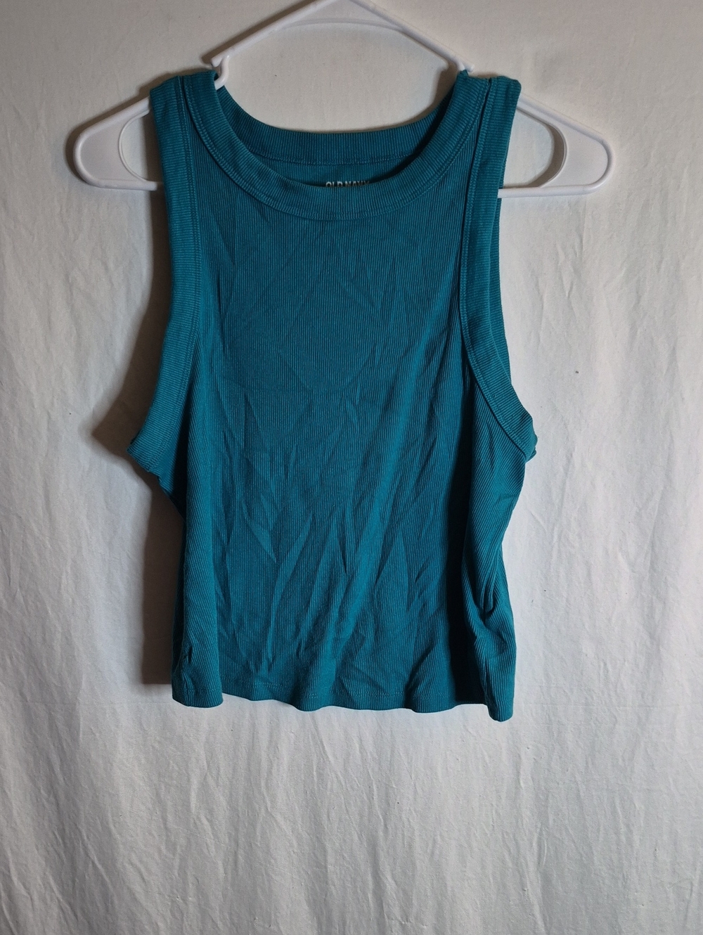 Old Navy Teal Ribbed Sleeveless Tank Top